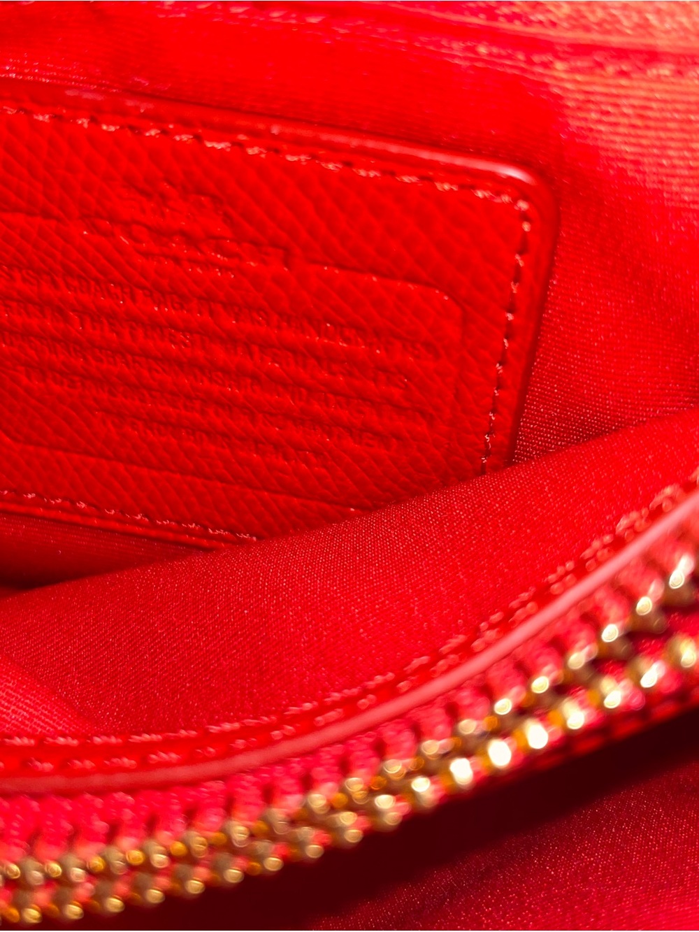 Authentic Coach Small Kelsey Pebble Leather Satchel Red Crossbody - Picture 5 of 6